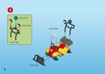 Manual de instruções Playmobil 9130 - Quad de Resgate de Montanha (2)