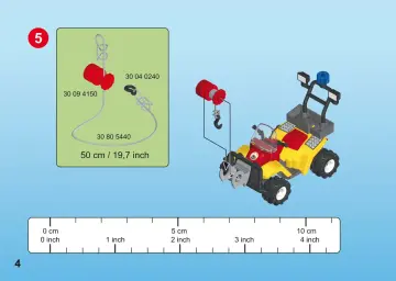 Manuales de instrucciones Playmobil 9130 - Quad de Rescate de Montaña (4)