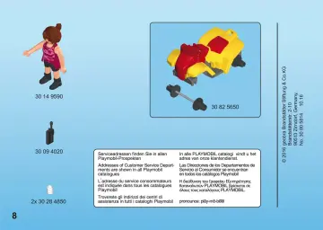 Manuales de instrucciones Playmobil 9130 - Quad de Rescate de Montaña (8)