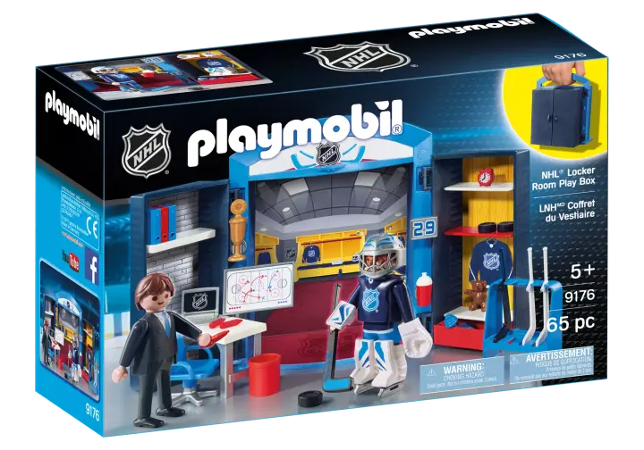 Playmobil 9176 - NHL™ Locker Room Play Box - BOX