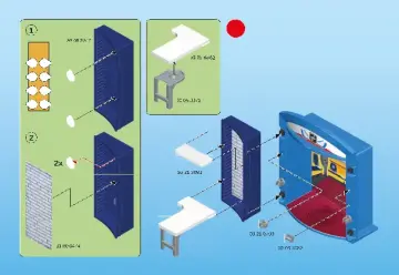 Building instructions Playmobil 9176 - NHL™ Locker Room Play Box (4)