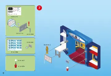 Building instructions Playmobil 9176 - NHL™ Locker Room Play Box (6)