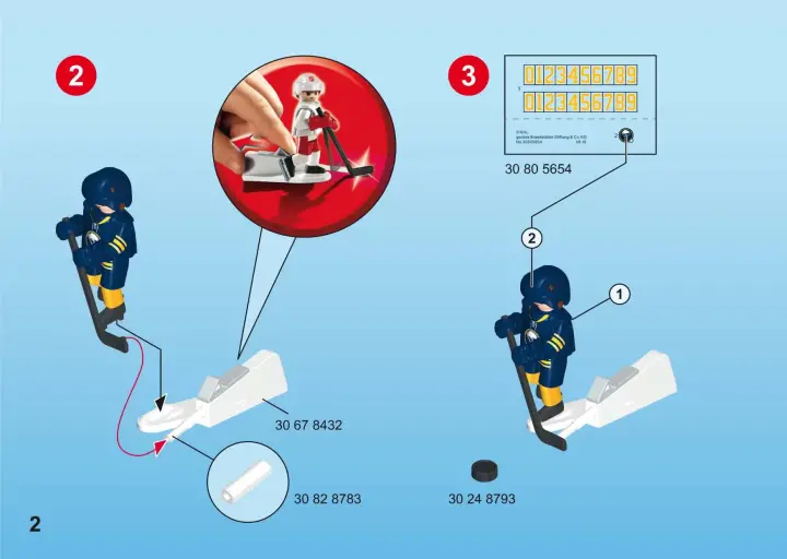 Manuales de instrucciones Playmobil 9180 - NHL™ Buffalo Sabres™ Player (2)