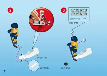 Manual de instruções Playmobil 9196 - NHL™ Nashville Predators™ Player (2)