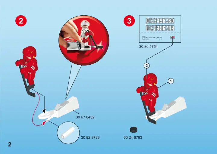 Manuales de instrucciones Playmobil 9200 - NHL™ Carolina Hurricanes™ Player (2)
