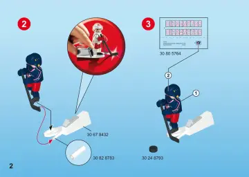 Manuales de instrucciones Playmobil 9202 - NHL™ Columbus Blue Jackets™ Player (2)