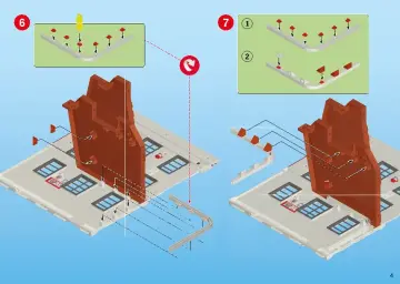 Istruzioni di montaggio Playmobil 9219 - Caserma dei Ghostbusters (4)