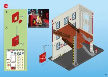 Bauanleitungen Playmobil 9219 - Ghostbusters™ Feuerwache (12)