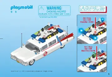 Bauanleitungen Playmobil 9220 - Ghostbusters™ Ecto-1 (1)