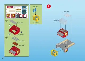 Istruzioni di montaggio Playmobil 9222 - Slimer e il Carretto degli hot dog (2)