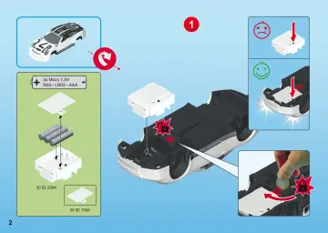 Building instructions Playmobil 9225 - Porsche 911 GT3 Cup (2)