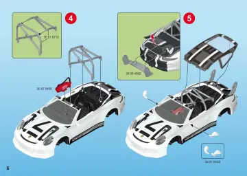 Building instructions Playmobil 9225 - Porsche 911 GT3 Cup (6)