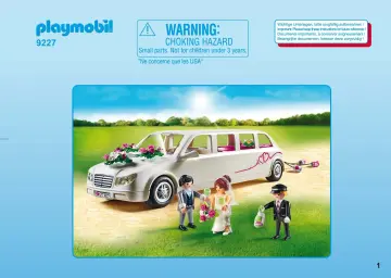 Bauanleitungen Playmobil 9227 - Hochzeitslimousine (1)