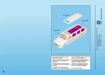 Bauanleitungen Playmobil 9227 - Hochzeitslimousine (8)