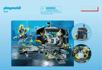 Οδηγίες συναρμολόγησης Playmobil 9250 - Αρχηγείο του Dr. Drone (1)