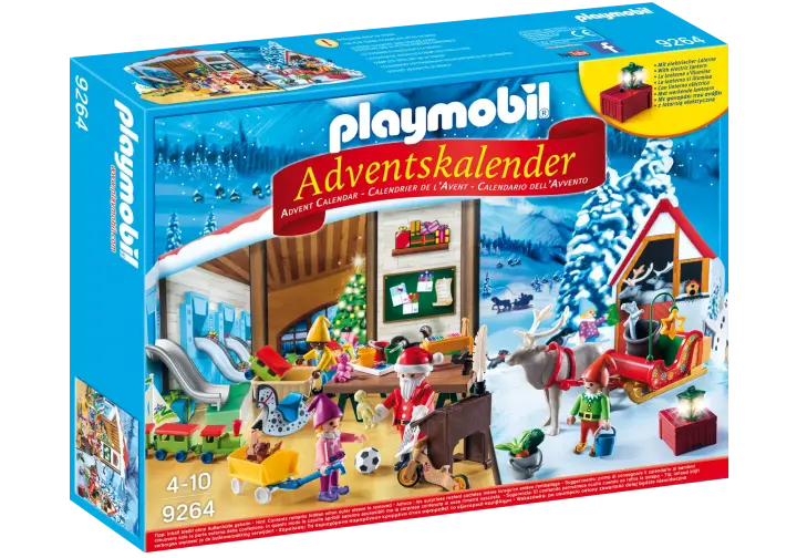 Playmobil 9264 - Calendario dell'Avvento "Laboratorio di Babbo Natale" - BOX