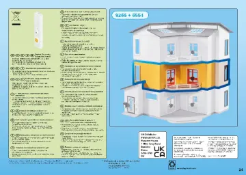 Bygganvisningar Playmobil 9266 - Modernt bostadshus (24)