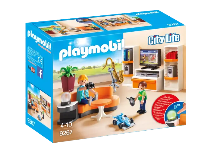 Playmobil 9267 - Salon équipé - BOX