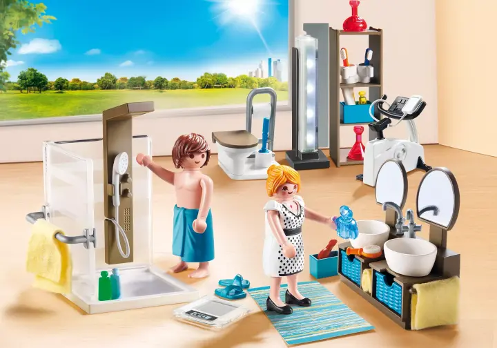 Playmobil 9268 - Anya és apa a fürdőszobában