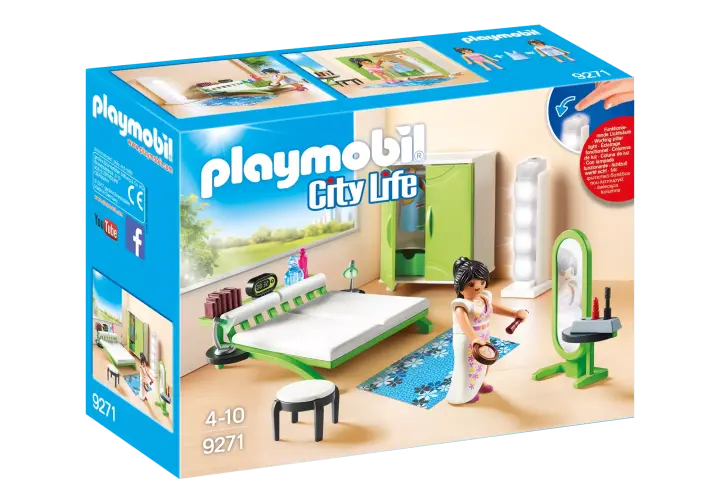 Playmobil 9271 - Chambre avec espace maquillage - BOX