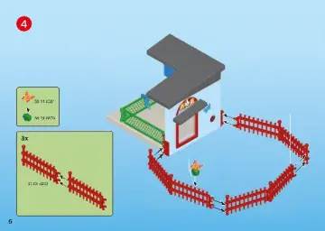 Bauanleitungen Playmobil 9277 - Kleintierpension (6)