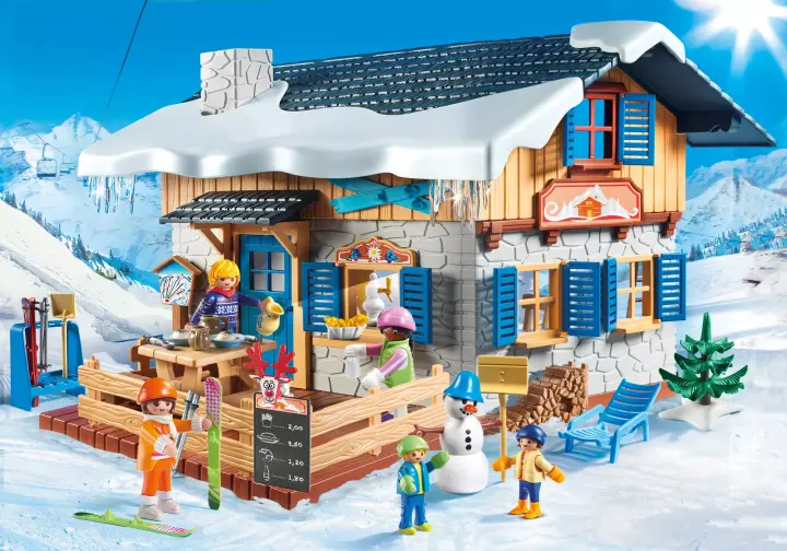 Playmobil 9280 - Chalet avec skieurs