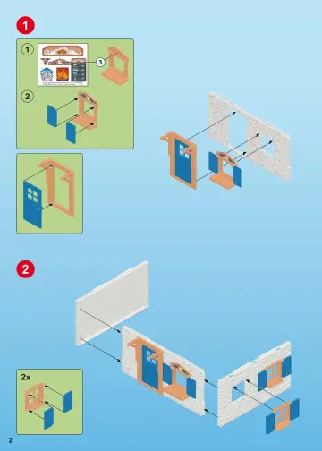 Manual de instruções Playmobil 9280 - Cabana de Esqui (2)