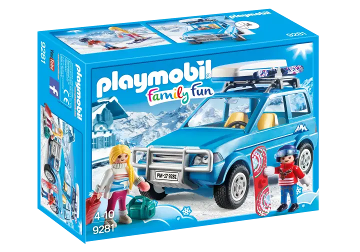 Playmobil 9281 - Auto mit Dachbox - BOX