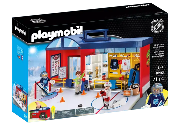 Playmobil 9293 - NHL Campo de Hockey Maletín - BOX