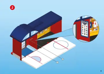 Manual de instruções Playmobil 9293 - NHL Campo de Hockey Maletín (3)