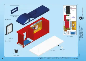 Manuales de instrucciones Playmobil 9293 - NHL™ Take Along Arena (8)