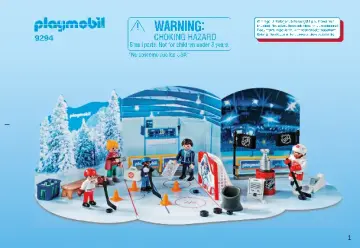 Manuales de instrucciones Playmobil 9294 - NHL™ Advent Calendar - Road to the Cup (1)