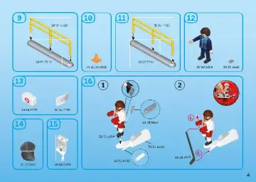 Manuales de instrucciones Playmobil 9294 - NHL™ Advent Calendar - Road to the Cup (5)