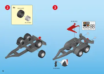Οδηγίες συναρμολόγησης Playmobil 9317 - Τρακτέρ με ρυμουλκούμενη καρότσα (6)