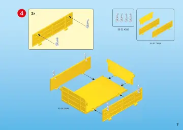 Οδηγίες συναρμολόγησης Playmobil 9317 - Τρακτέρ με ρυμουλκούμενη καρότσα (7)