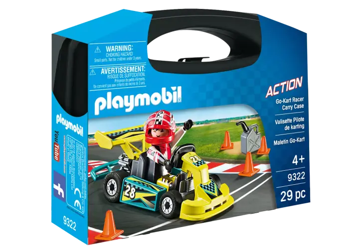 Playmobil 9322 - Βαλιτσάκι Go-Kart - BOX