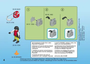 Notices de montage Playmobil 9322 - Go-Kart Racer Carry Case (4)