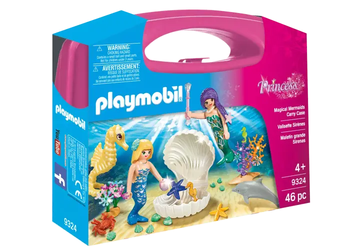 Playmobil 9324 - Maxi Βαλιτσάκι Γοργόνες με κοχύλι - BOX