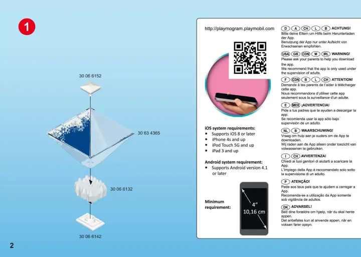 Manuales de instrucciones Playmobil 9350 - Princesa Cristal de Hielo (2)