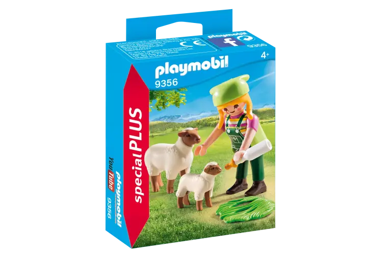 Playmobil 9356 - Αγρότισσα με προβατάκια - BOX