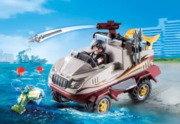 Playmobil 9364 - Véhicule amphibie et bandit