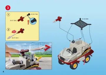 Istruzioni di montaggio Playmobil 9364 - Auto anfibia dei malviventi (4)