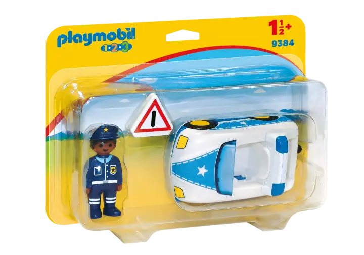 Playmobil 9384 - 1.2.3 Carro da Polícia - BOX