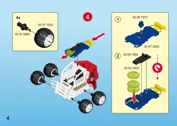 Οδηγίες συναρμολόγησης Playmobil 9386 - Δρ. Σπένγκλερ με όχημα-κλουβί (4)