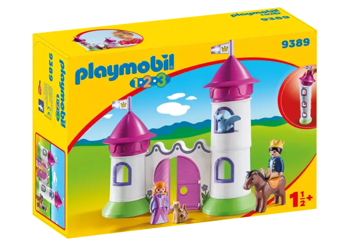 Playmobil 9389 - Schlösschen mit Stapelturm - BOX