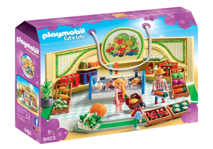 Playmobil 9403 - Sklep ze zdrową żywnością - BOX