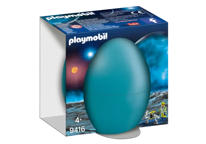 Playmobil 9416 - Space-Agent mit Roboter - BOX