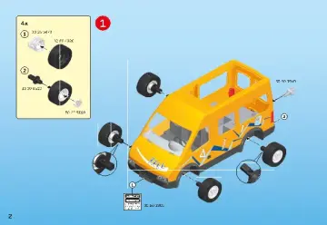 Οδηγίες συναρμολόγησης Playmobil 9419 - Σχολικό λεωφορείο (2)