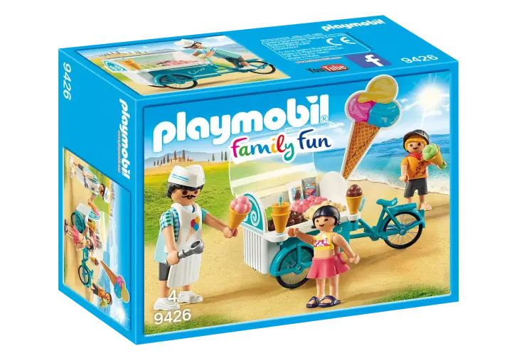 Playmobil 9426 - Παγωτατζής με ποδήλατο ψυγείο - BOX