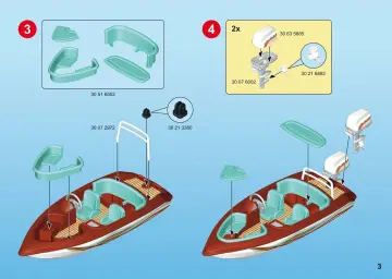 Bauanleitungen Playmobil 9428 - Motorboot mit Unterwassermotor (3)